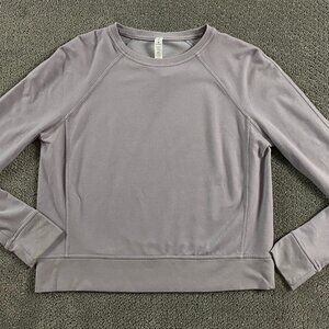 Lululemon Crew Neck Raglan Sweatshirt Women's Size 8 Lavender Lilac